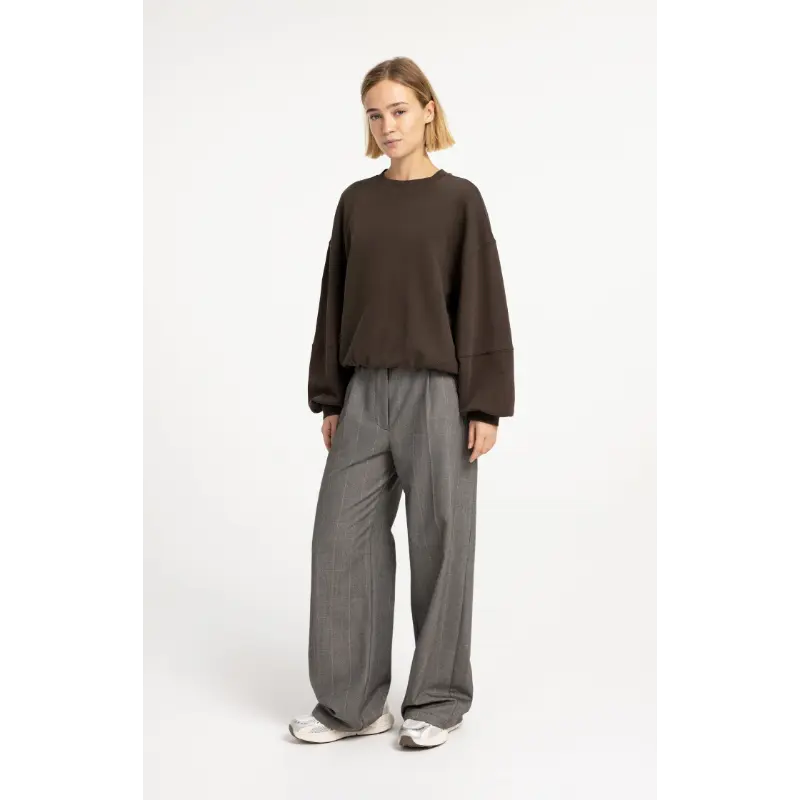 01-109130-609-93913_4 Yaya Sweater 01-109130-609 Beige/Bruin Dessin 81018