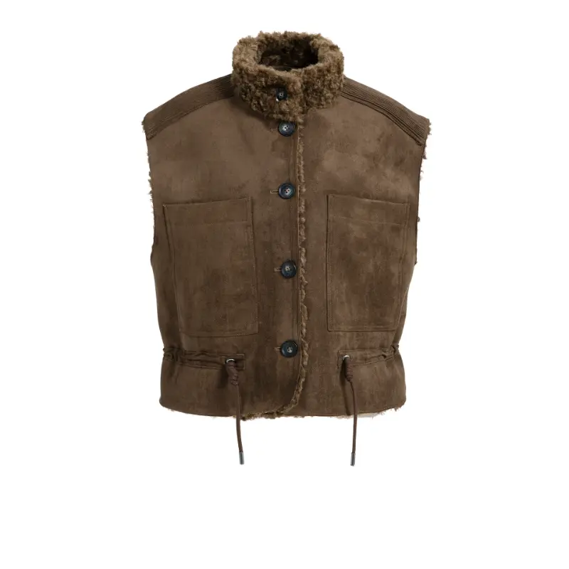 02-029012-610_91119_1234x1920 Yaya Bodywarmer 02-029012-610 Beige/Bruin Dessin