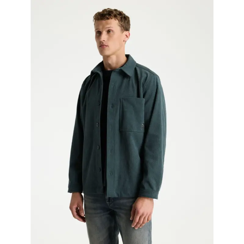 61120053 groen e50011 CHASIN Overshirt 61120053 Groen E5001