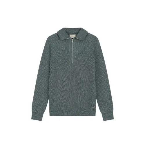 Dstrezzed_AutumnWinter-2026_569_406822 Dstrezzed Trui Halfzip 406822 569 Grey Green