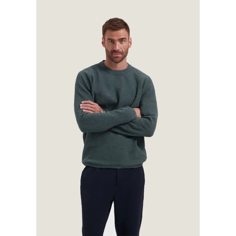 Dstrezzed_AutumnWinter-2026_569_406836_2 Dstrezzed Trui Halfzip 406836 569 Grey Green