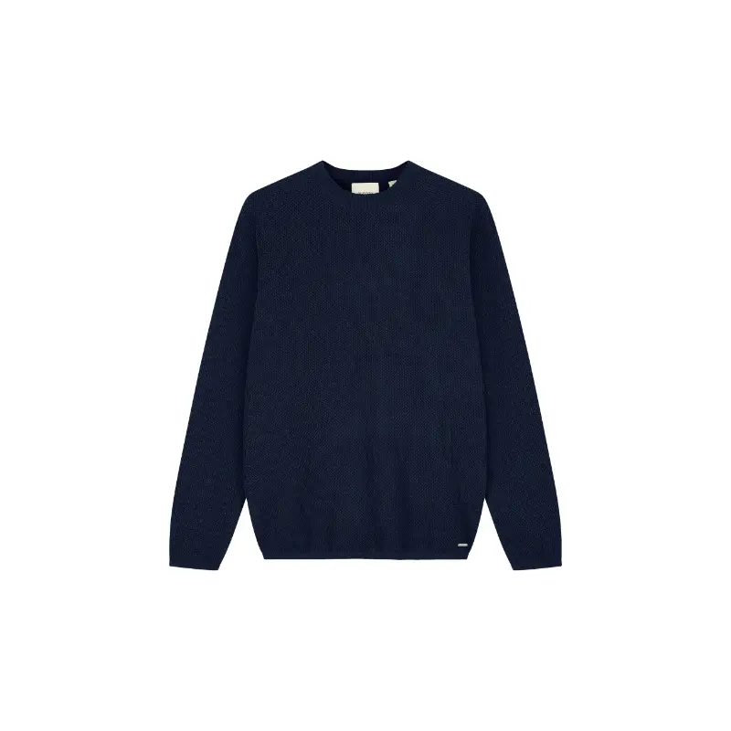 Dstrezzed_AutumnWinter-2026_649_406836 Dstrezzed Trui Halfzip 406836 Donkerblauw (Marine) 649 Dark Navy