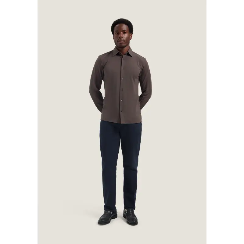 Dstrezzed_Carry-Over_799_303995_3 Dstrezzed Overhemd 303995 799 Dk. Brown