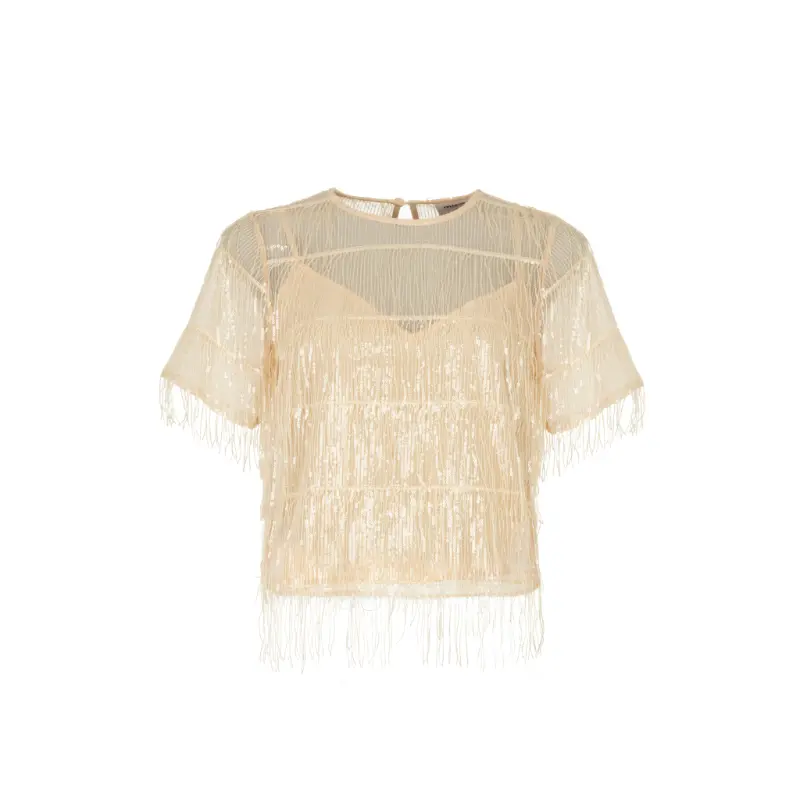 Freebird Top Tara 2398 Vanilla Whi Off-White