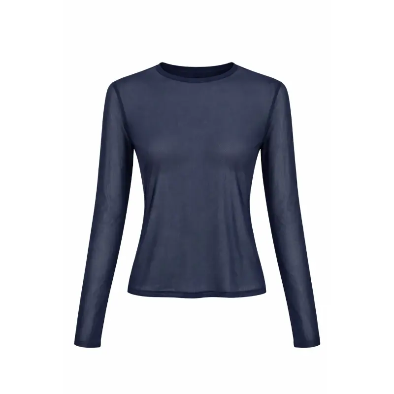 Freebird Top Donkerblauw 2437 MIDNIGHT BL – vooraanzicht Freebird Top in donkerblauw, los gefotografeerd van voren
