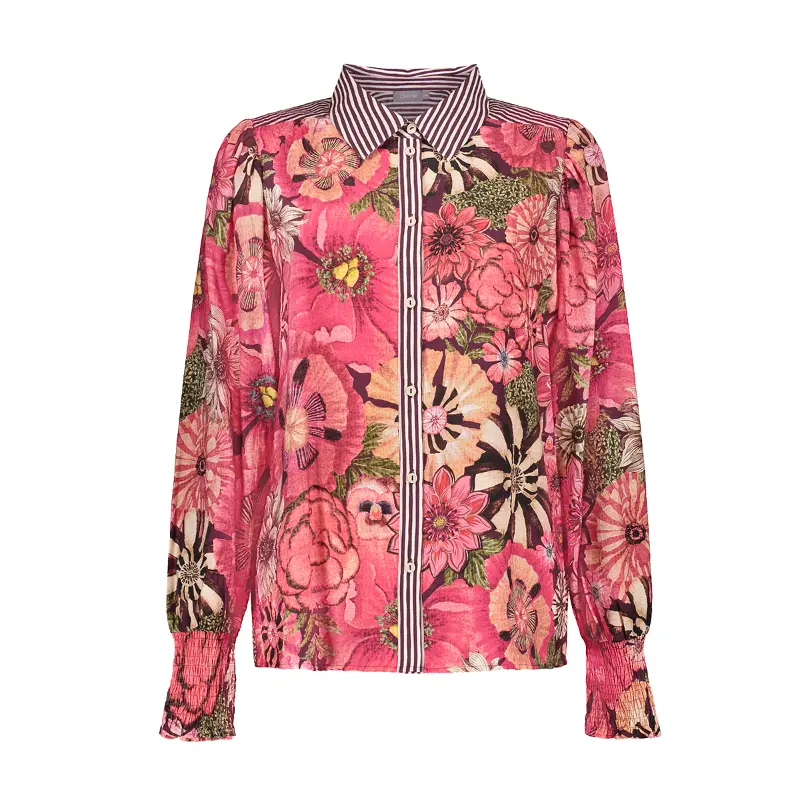 Geisha-Fashi_2026-Winter-2_380_63919-20_2 Geisha Blouse met lange mouwen 63919-20 Multicolour 380 Plum Purple