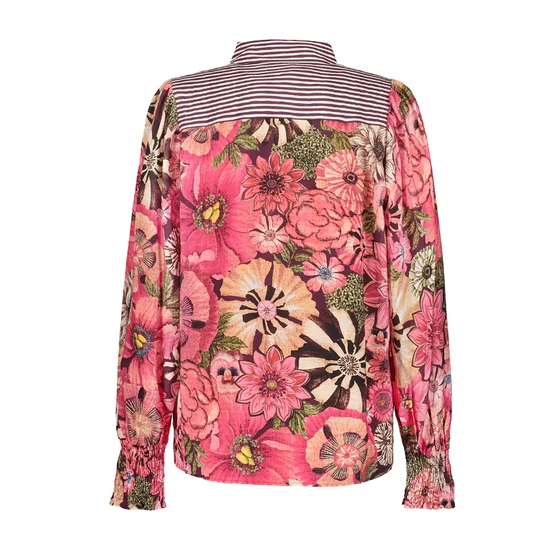 Geisha-Fashi_2026-Winter-2_380_63919-20_4 Geisha Blouse met lange mouwen 63919-20 Multicolour 380 Plum Purple