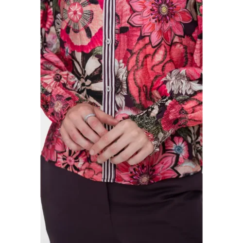 Geisha-Fashi_2026-Winter-2_380_63919-20_5 Geisha Blouse met lange mouwen 63919-20 Multicolour 380 Plum Purple