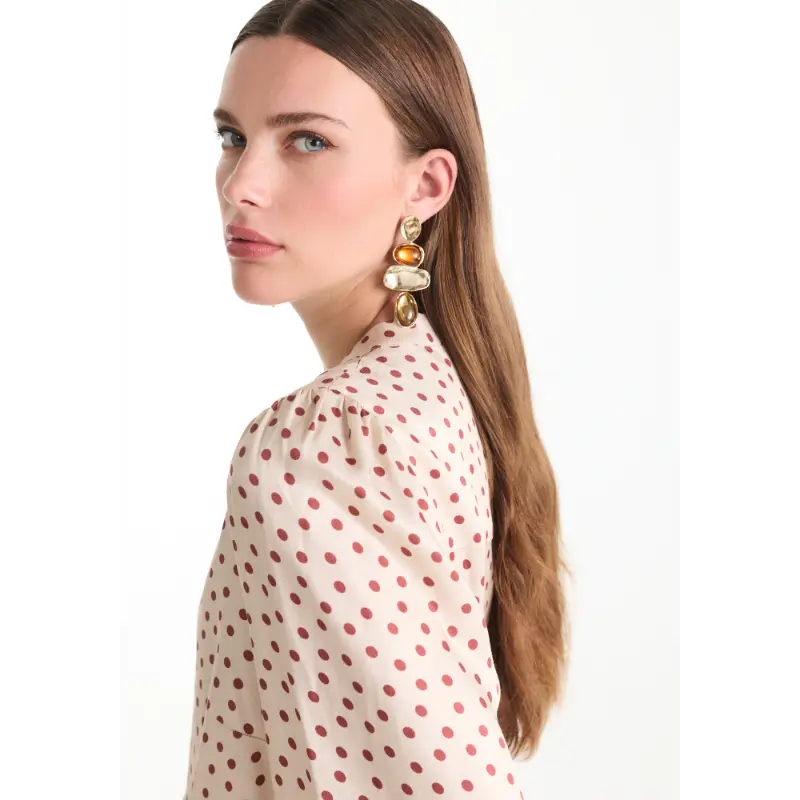JANSEN-Amste_Winter-26_129_CHERIEN-W26_5 Jansen Amsterdam Blouse Cherien W26 Rood 129 Sand - Stone