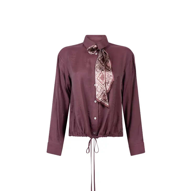 JANSEN-Amste_Winter-26_309_INEZ-W26_2 Jansen Amsterdam Blouse Inez W26 309 Wine