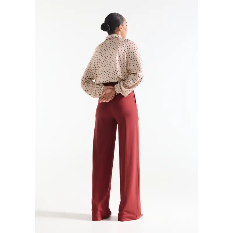 JANSEN-Amste_Winter-26_326_ALEID-W26_3 Jansen Amsterdam Broek Aleid W26 326 Stone Red