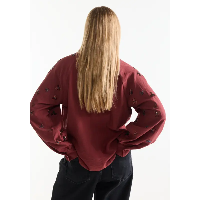JANSEN-Amste_Winter-26_326_AMARENS-W26_6 Jansen Amsterdam Blouse Amarens W26 326 Stone Red
