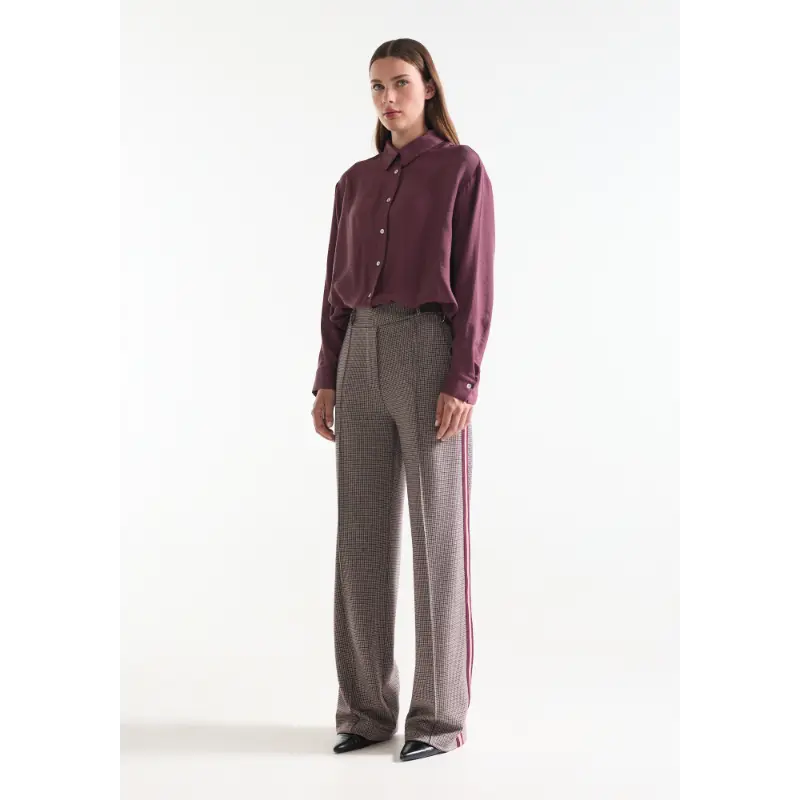 JANSEN-Amste_Winter-26_328_ALEIDOU-W26 Jansen Amsterdam Broek Aleidou W26 Rood 328 Multi Wine