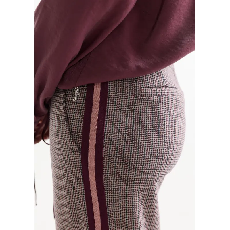JANSEN-Amste_Winter-26_328_ALEIDOU-W26_4 Jansen Amsterdam Broek Aleidou W26 Rood 328 Multi Wine