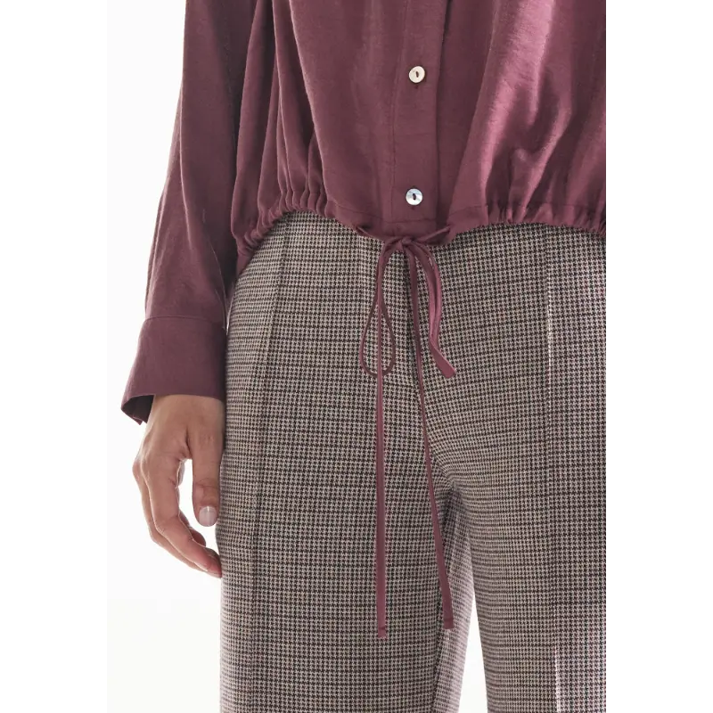 JANSEN-Amste_Winter-26_328_ALEIDOU-W26_7 Jansen Amsterdam Broek Aleidou W26 Rood 328 Multi Wine