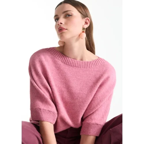 JANSEN-Amste_Winter-26_330_DACOTA-W26 Jansen Amsterdam Trui Dacota W26 330 Rose