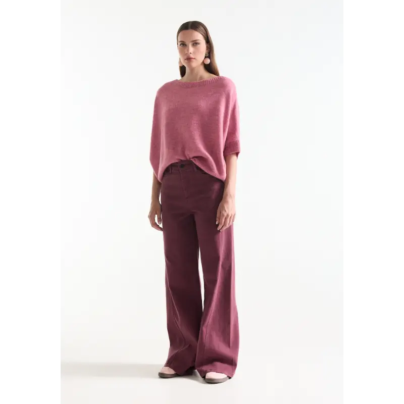 JANSEN-Amste_Winter-26_330_DACOTA-W26_3 Jansen Amsterdam Trui Dacota W26 330 Rose