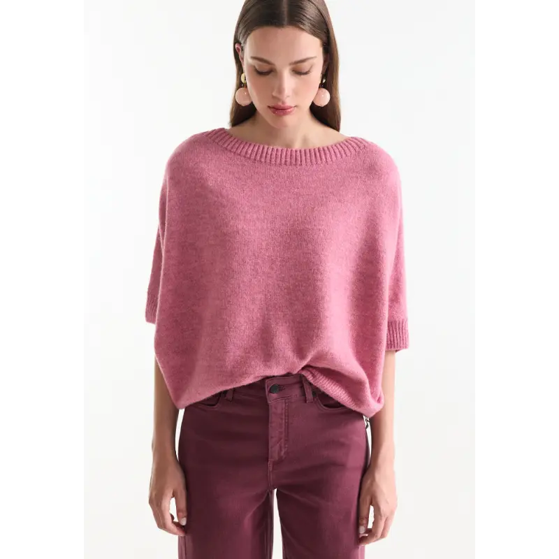 JANSEN-Amste_Winter-26_330_DACOTA-W26_5 Jansen Amsterdam Trui Dacota W26 330 Rose