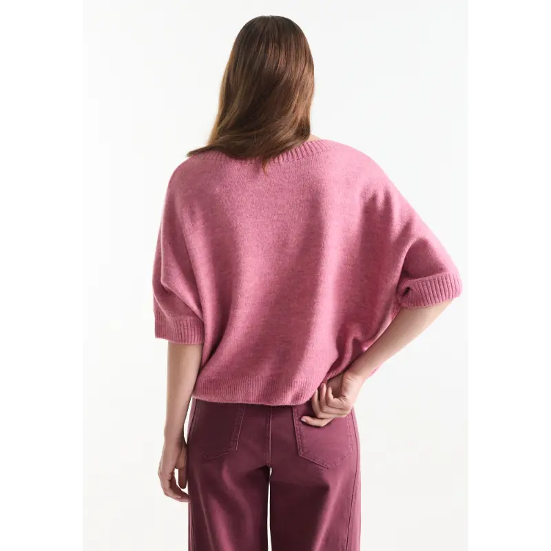 Jansen Amsterdam Trui Dacota W26 330 Rose