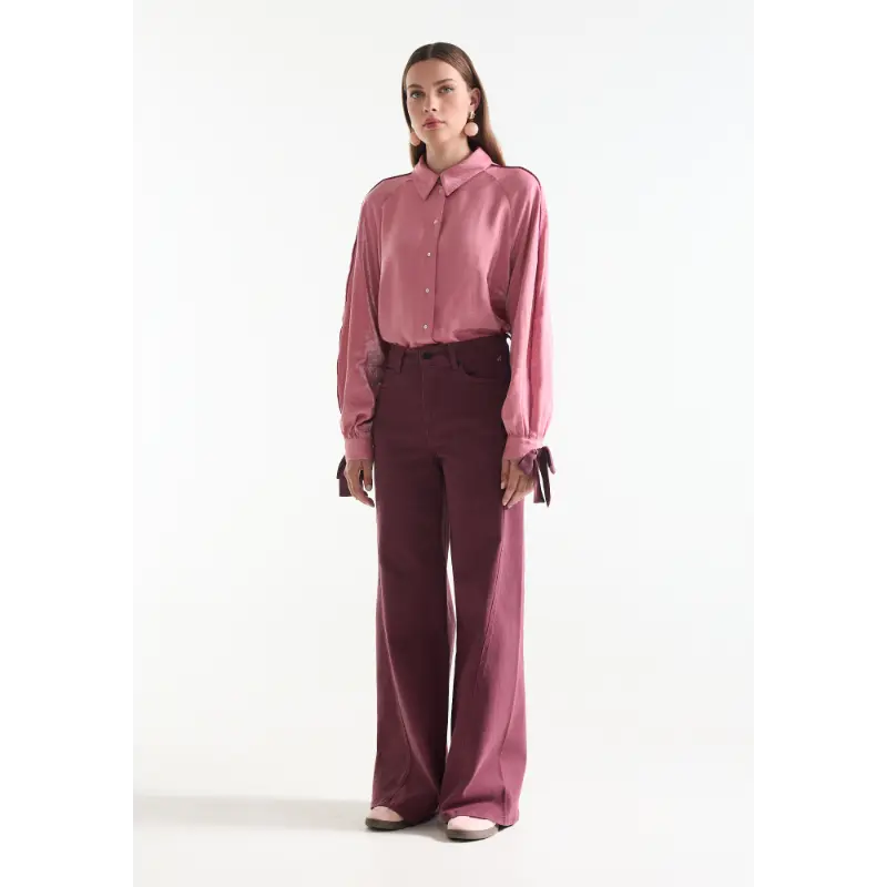 JANSEN-Amste_Winter-26_330_INDIE-W26_3 Jansen Amsterdam Blouse W26 330 Rose