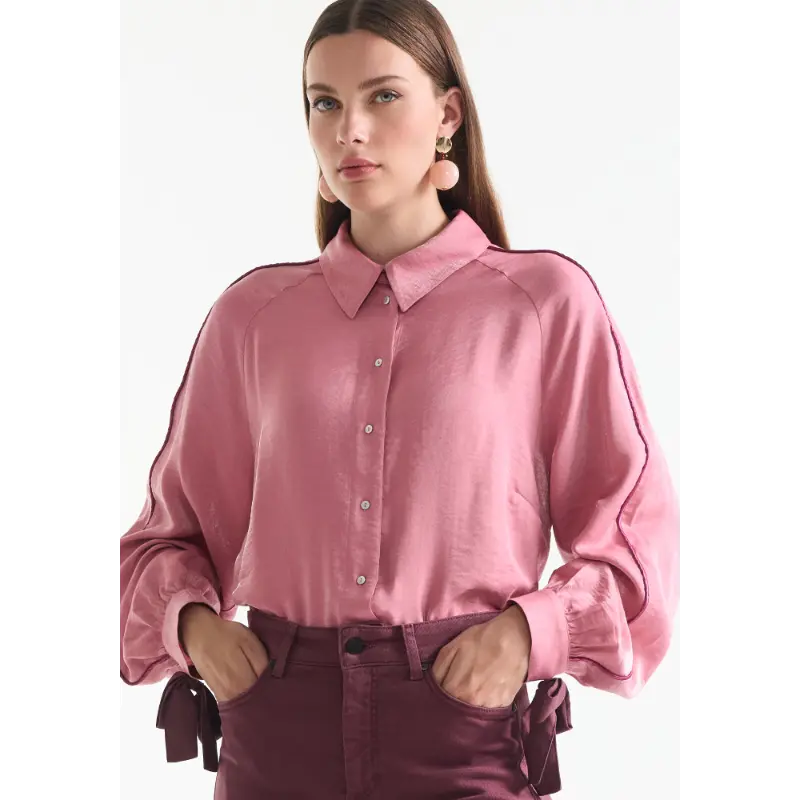 JANSEN-Amste_Winter-26_330_INDIE-W26_4 Jansen Amsterdam Blouse W26 330 Rose