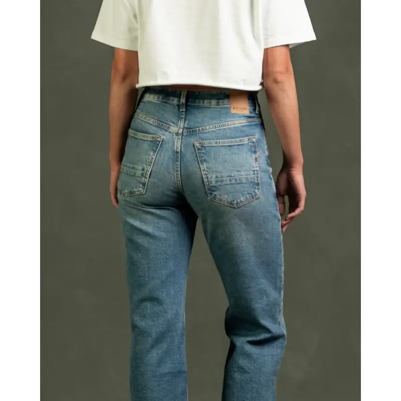 Kuyichi Jeans 26305209 Blauw 554 Smoked Indigo