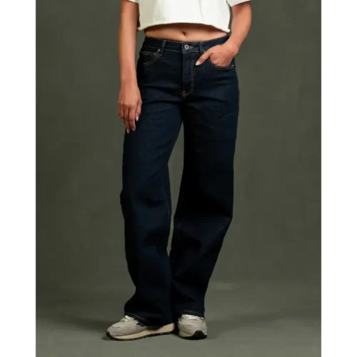 Kuyichi_Never-Out-of-Stock_488_25205214 Kuyichi Dames Jeans 25205214 Donkerblauw (Marine) 488 Eflow Rinse
