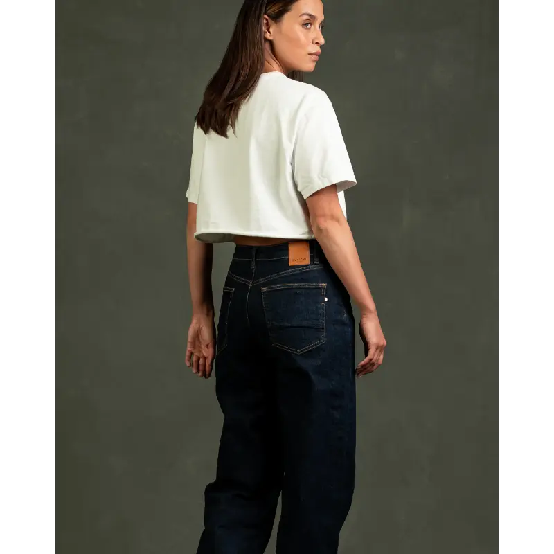 Kuyichi_Never-Out-of-Stock_488_25205214_4 Kuyichi Dames Jeans 25205214 Donkerblauw (Marine) 488 Eflow Rinse
