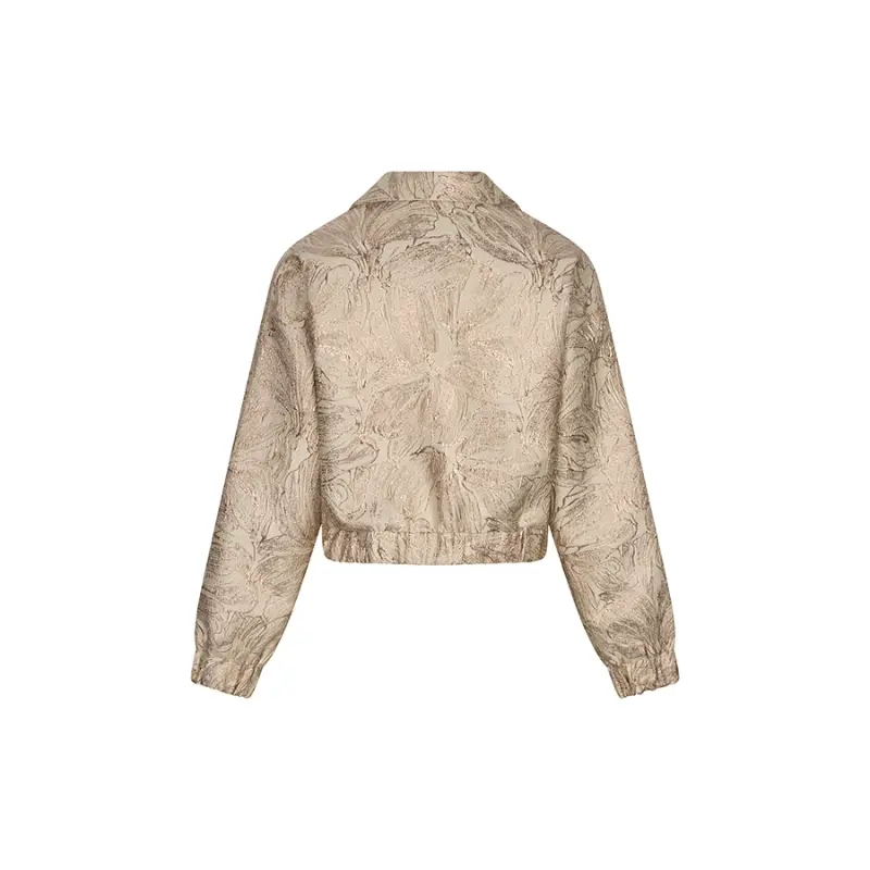 Lofty Manner Jasje RH42 Helja 120 Cream Off-White – achteraanzicht Lofty Manner Helja jasje in cream off-white, achteraanzicht zonder model
