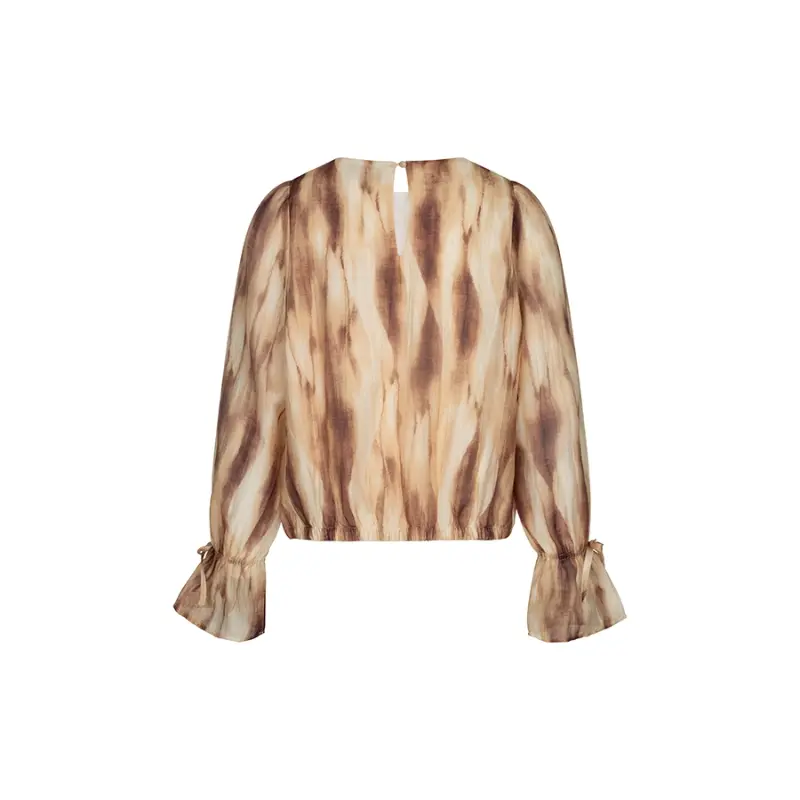 Lofty Manner Top RH05 - Hyna 200 Brown achteraanzicht Achteraanzicht van bruine Lofty Manner top zonder model