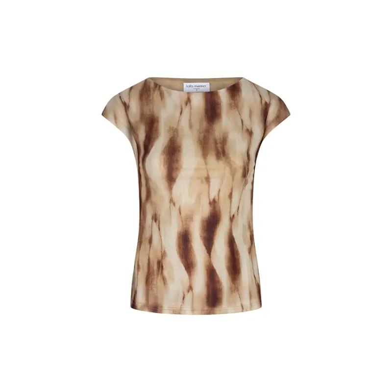 Lofty Manner Top RH07.2 Haisa 200 Brown – vooraanzicht Lofty Manner Haisa top in bruin, vooraanzicht zonder model