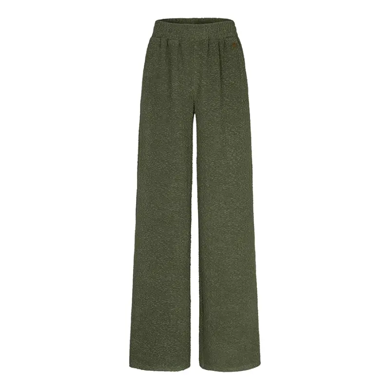 Lofty Manner Broek Dames RH87 Mea Army Green – vooraanzicht Lofty Manner damesbroek Mea in army green, vooraanzicht zonder model