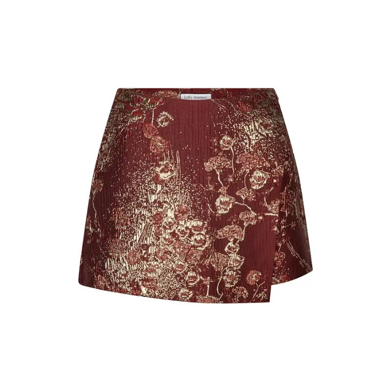 Lofty Manner Skort RI37 Irie 250 Red – vooraanzicht Rode Lofty Manner skort Irie zonder model