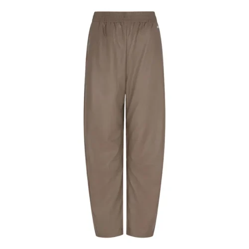 Bruine Lofty Manner broek Janne in vooraanzicht