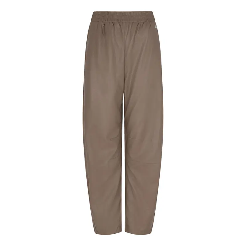 Lofty Manner Broek RJ81 – Pant Janne bruin 192 Taupe vooraanzicht Bruine Lofty Manner broek Janne in vooraanzicht