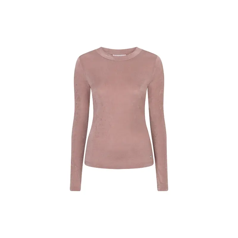 Lofty Manner Top RJ07.2 Jessy 299 Light Pink – vooraanzicht Roze Lofty Manner Jessy top, los gefotografeerd van voren