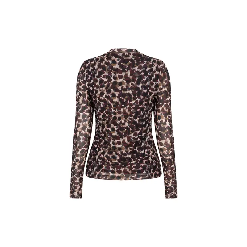Lofty Manner Iniko top RK15 in multicolour, achteraanzicht