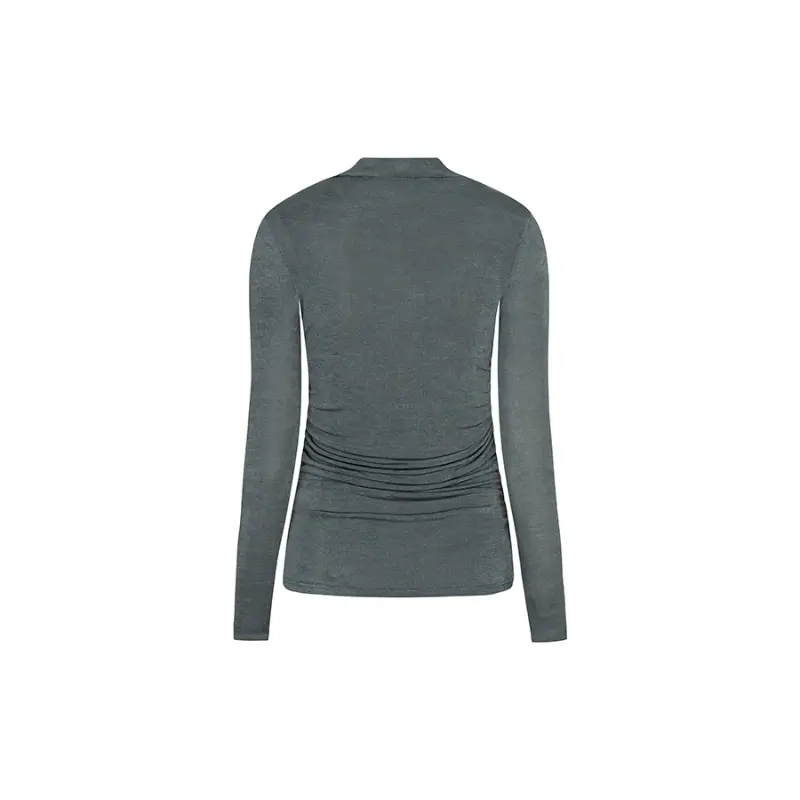 Lofty Manner Top RK08.2 Kelly Groen 445 Dark Mint – achteraanzicht Lofty Manner top Kelly in dark mint, achteraanzicht zonder model