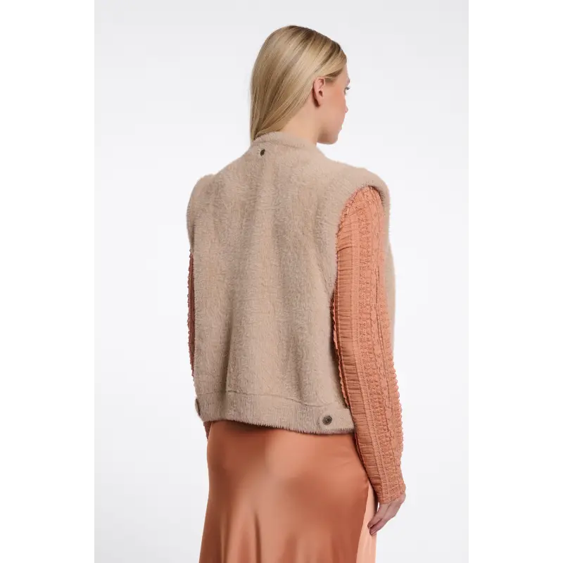 Rino&Pelle_AW26_10866_Elona.5002612_3 Rino & Pelle Bodywarmer Elona 5002612 Beige 10866 Oat