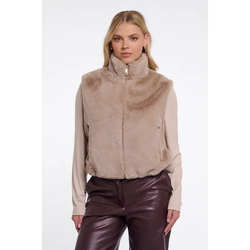 Rino&Pelle_AW26_10866_Nikki.7002611 Rino & Pelle Bodywarmer Nikki 7002611 Beige 10866 Oat