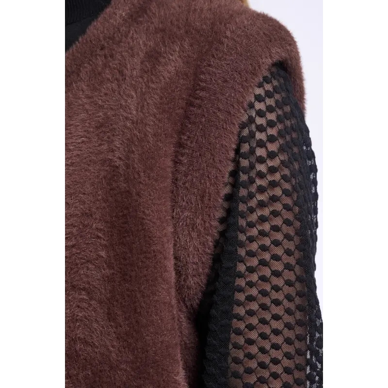 Rino&Pelle_AW26_11099_Elona.5002612_2 Rino & Pelle Bodywarmer ELONA.5002612 Bruin 11099 Coffee Roa