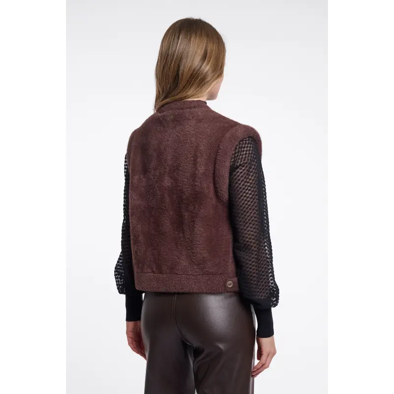 Rino&Pelle_AW26_11099_Elona.5002612_3 Rino & Pelle Bodywarmer ELONA.5002612 Bruin 11099 Coffee Roa