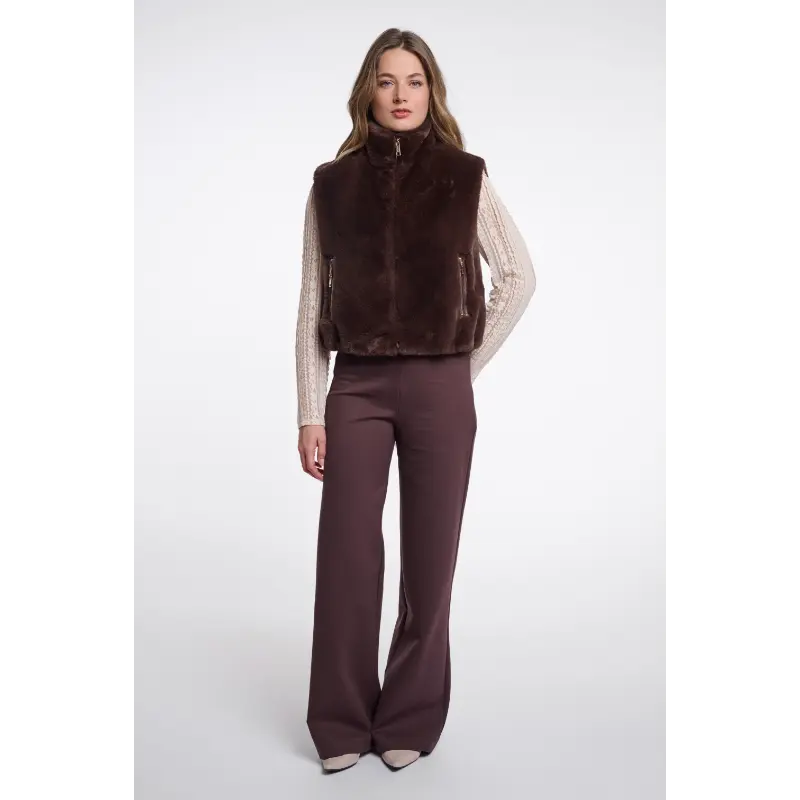 Rino&Pelle_AW26_11099_Nikki.7002611_4 Rino & Pelle D. Bodywarmer NIKKI.7002611 Bruin 11099 Coffee Roa