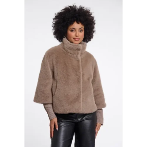 Rino&Pelle_AW26_11100_Nesrin.7002611 Rino & Pelle Jack NESRIN.7002611 Licht Bruin 11100 Mocha Latt