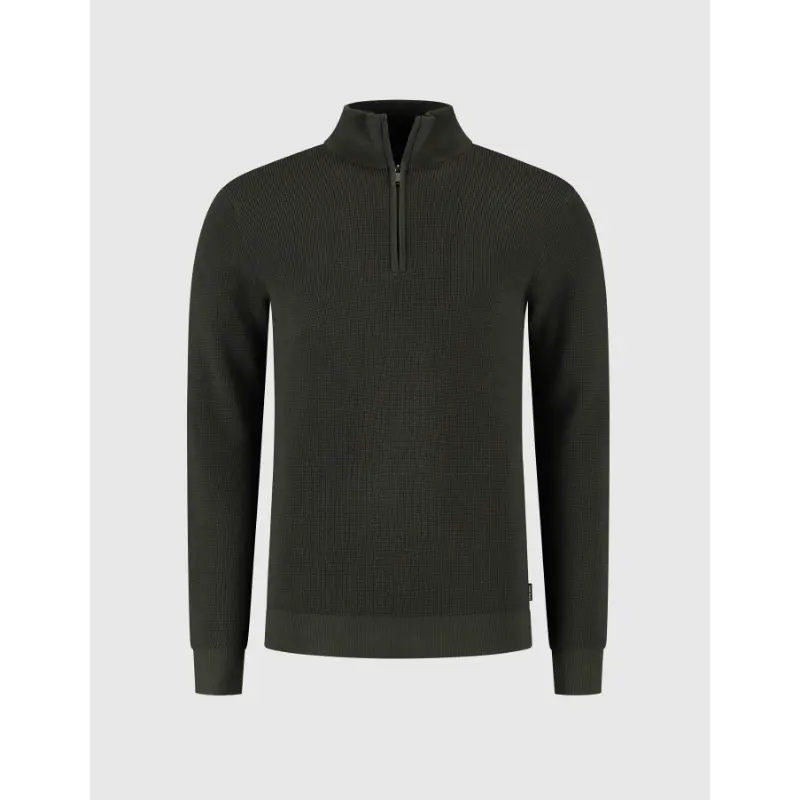 Saint-Steve_AW26_60037-rosin-green_240906_2 Saint Steve Trui Halfzip 240906 60037 Rosin Green