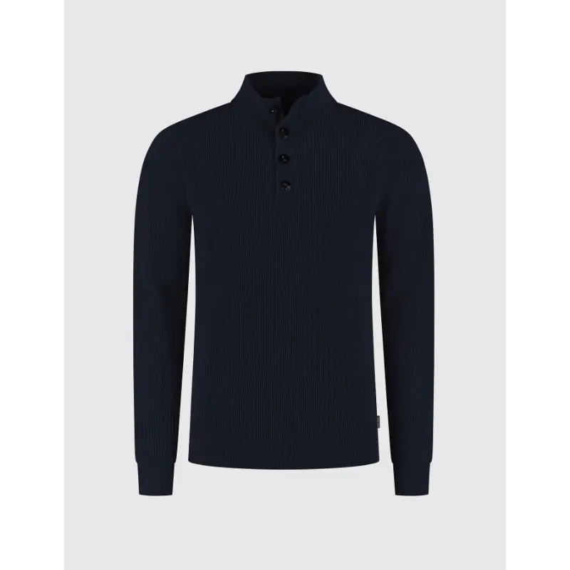 Saint-Steve_AW26_70003-dark-navy_250502_2 Saint Steve Trui Halfzip 250502 Lesley 70003 Dark Navy