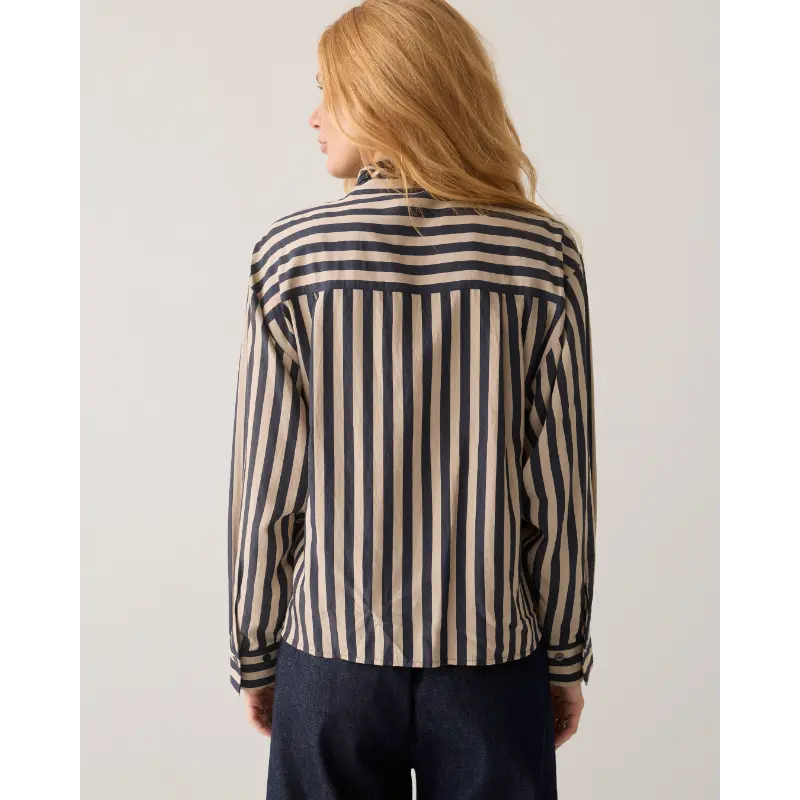 Summum-_fall-2026_495_2s3523-12490_4 Summum Blouse 2S3523-12490 Donkerblauw (Marine) 495 Midnight Blue