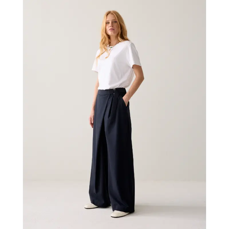 Summum-_fall-2026_495_4s3029-12504_3 Summum Dames Broek 4S3029-12504 495 Midnight Blue
