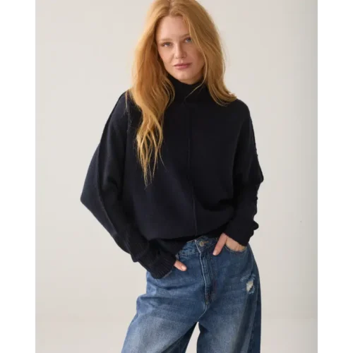 Summum-_fall-2026_495_7s8043-70088 Summum Sweater 7S8043-70088 Donkerblauw (Marine) 495 Midnight Blu