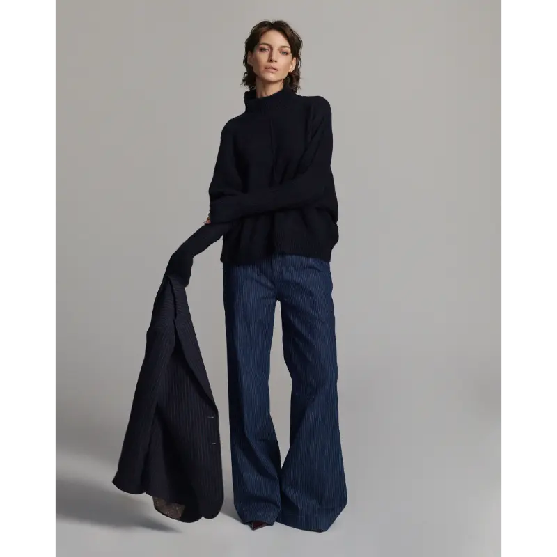 Summum-_fall-2026_495_7s8043-70088_7 Summum Sweater 7S8043-70088 Donkerblauw (Marine) 495 Midnight Blu